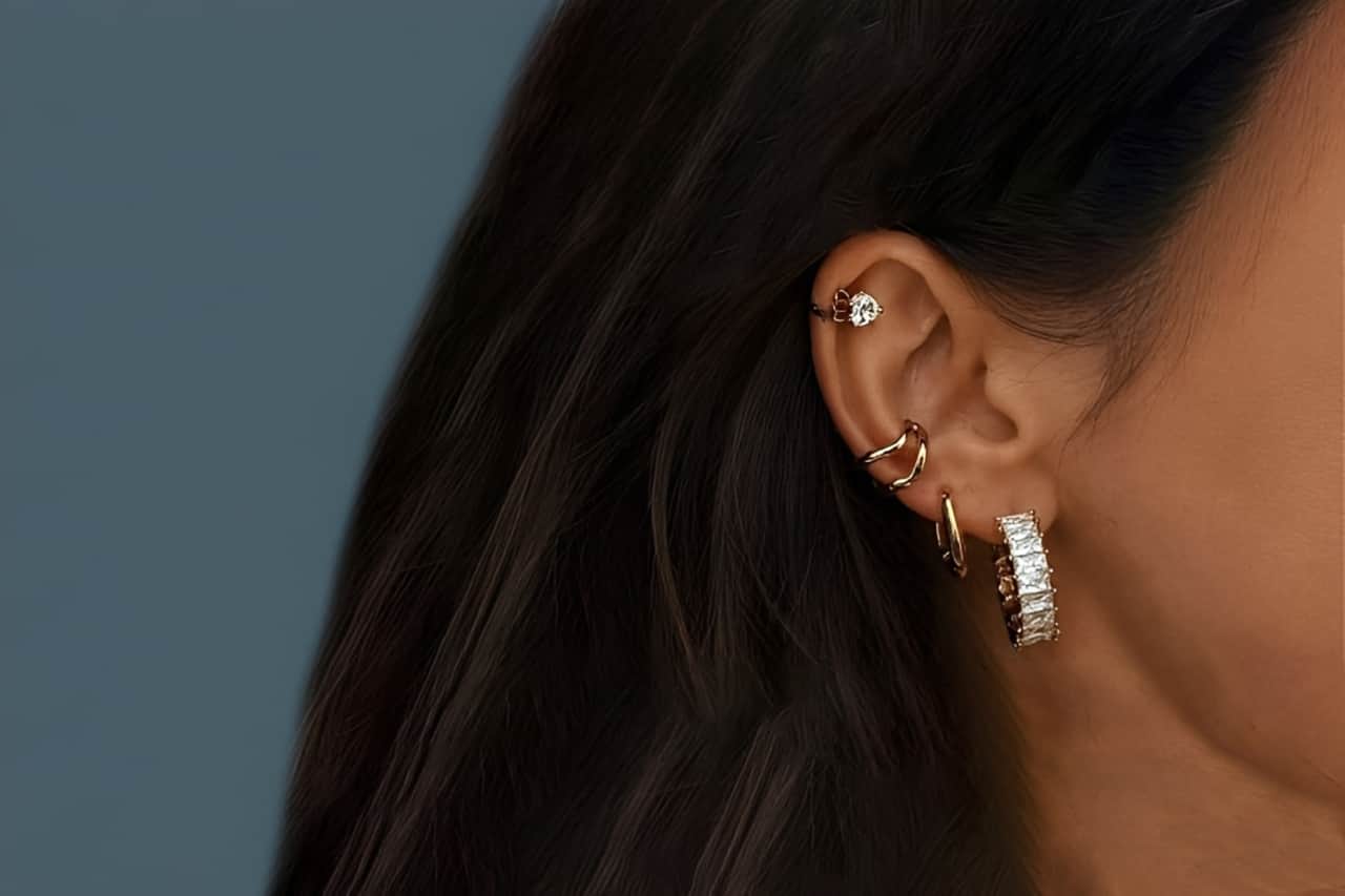 Boucles d'oreilles acier inoxydable