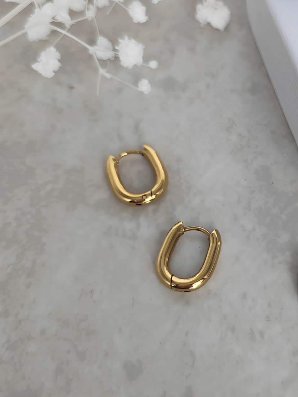 Créoles en acier inoxydable - Glam