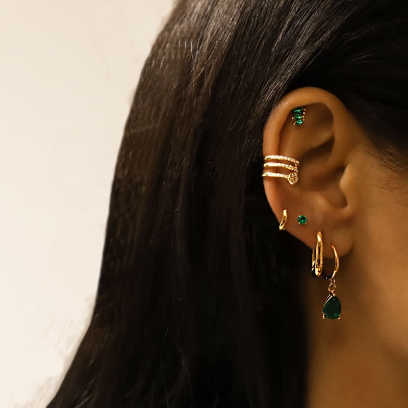 Boucles pendantes  "Lila"