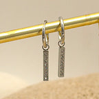 Boucles pendantes "Rock"