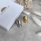 earcuffs en acier inoxydable haute en relief doré ou argenté